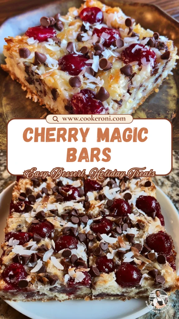 Cherry Coconut Magic Bars