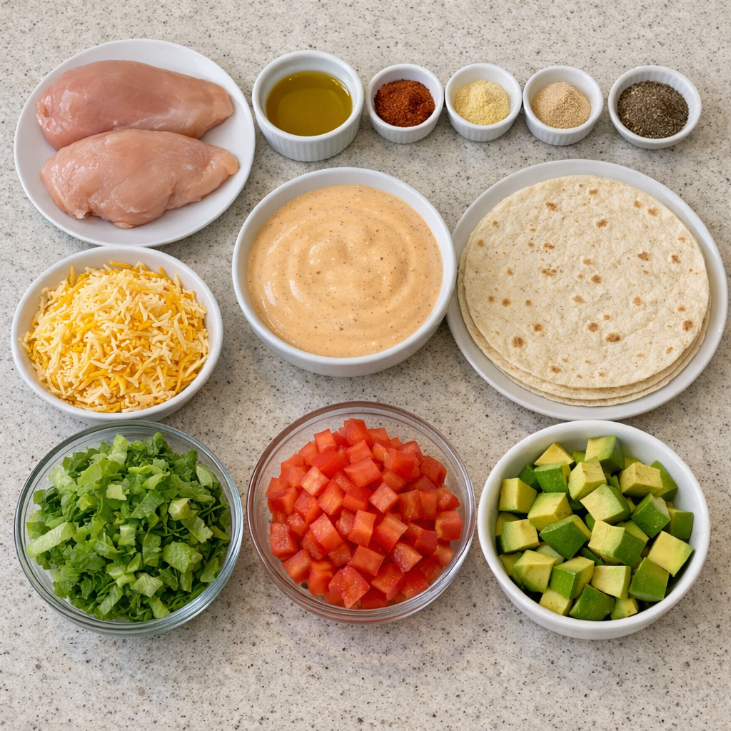 Chipotle Ranch Grilled Chicken Burrito