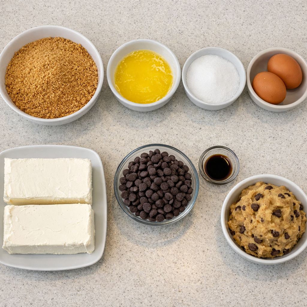 Chocolate Chip Cheesecake Bars