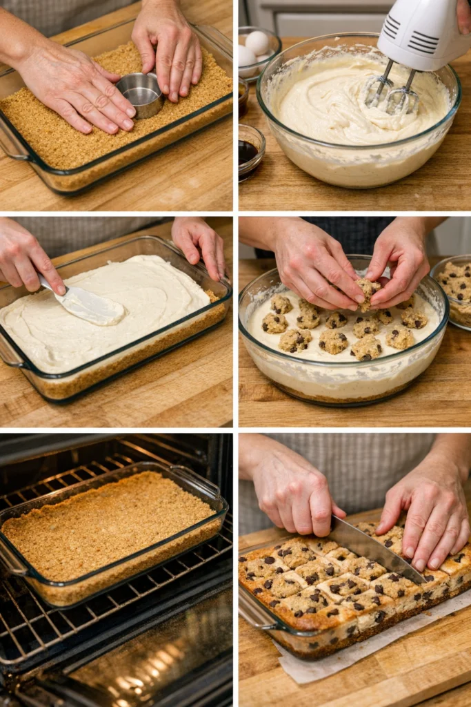 Chocolate Chip Cheesecake Bars