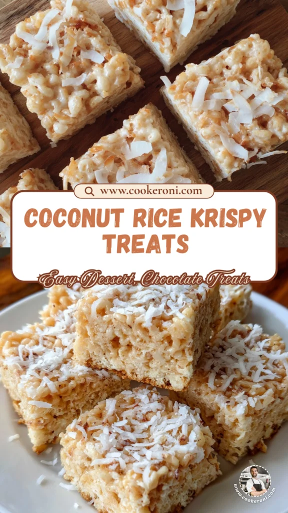Coconut Lover's Rice Krispy Treats