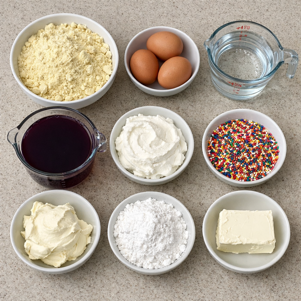 Colorful Easter Poke Cake