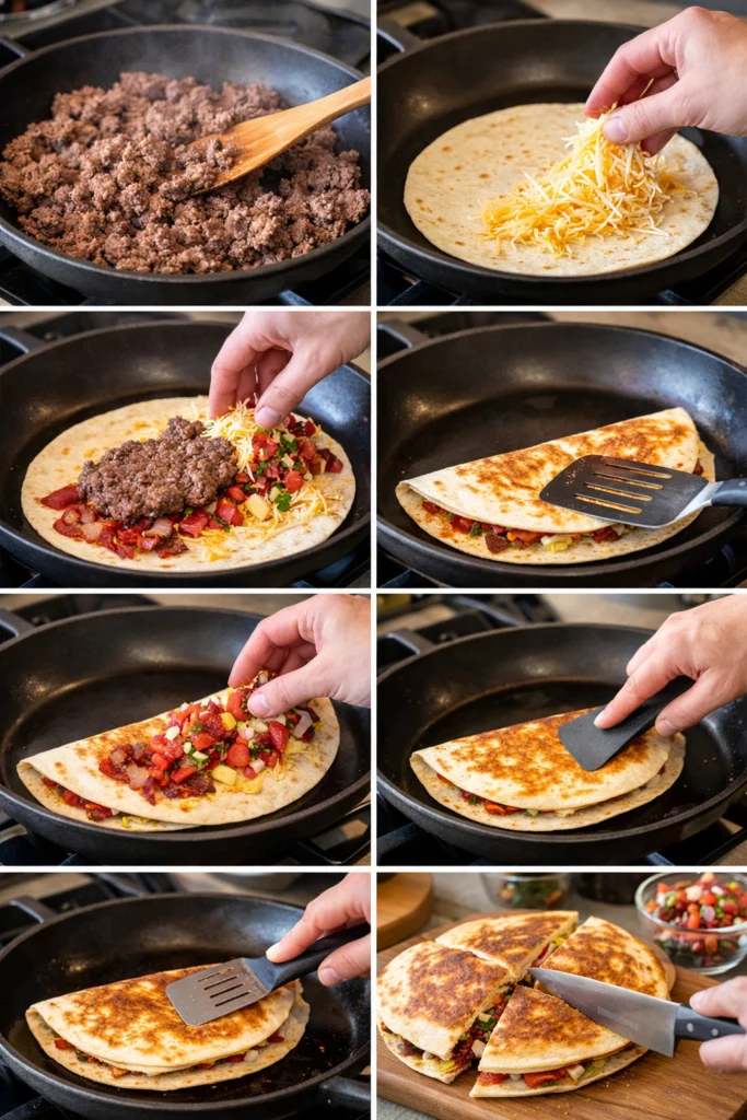 Copycat Applebee’s Quesadilla Burger