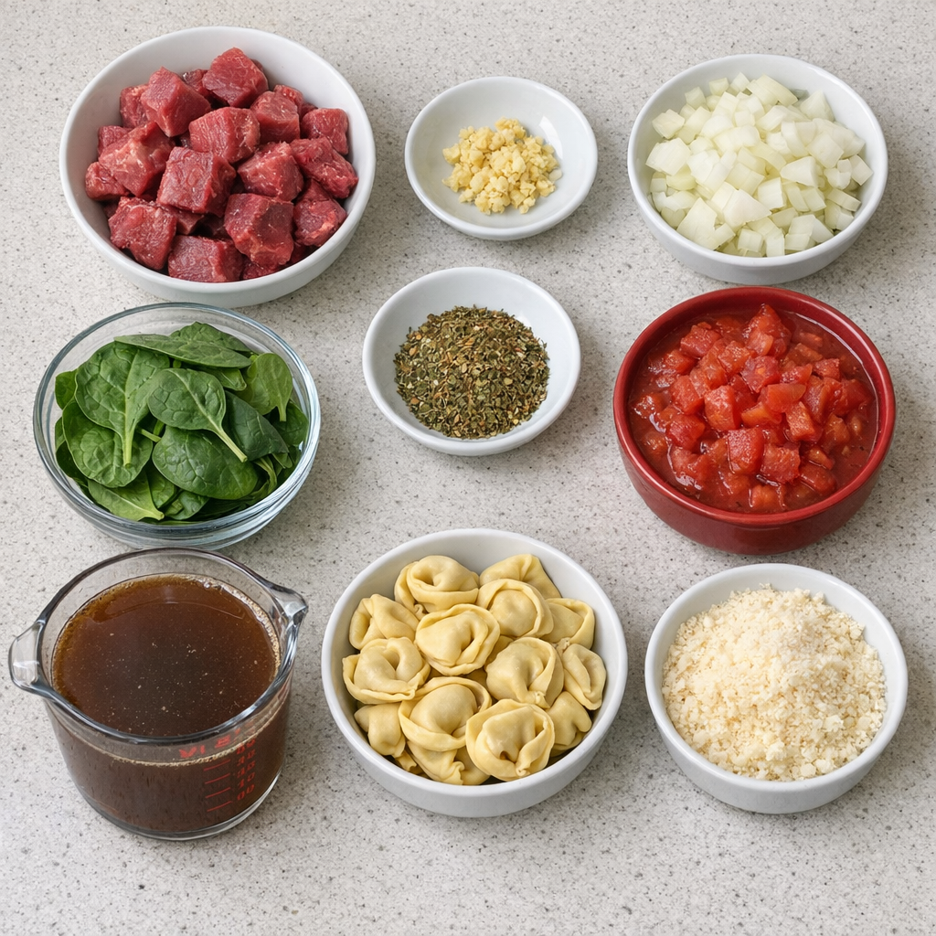 Crock Pot Creamy Beef Parmesan Soup