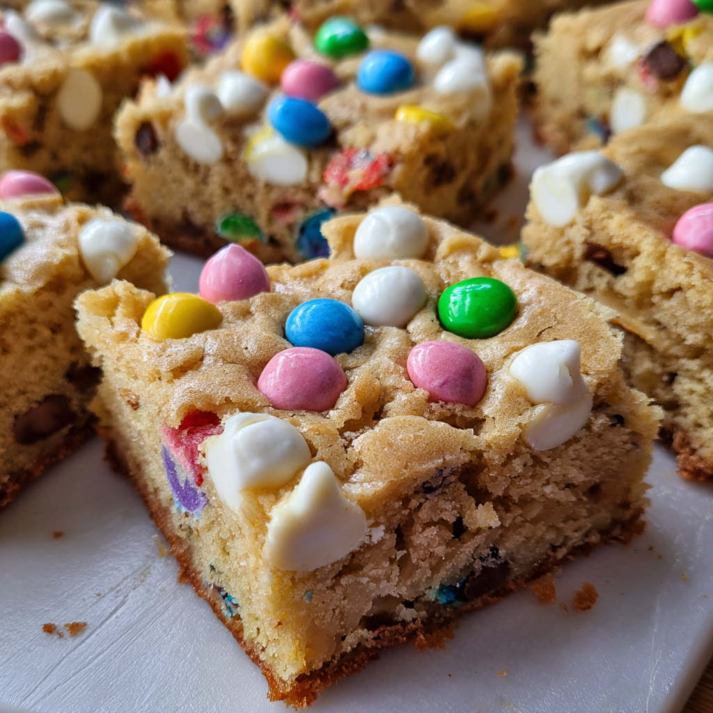 Easter Cake Mix Cookie Bars