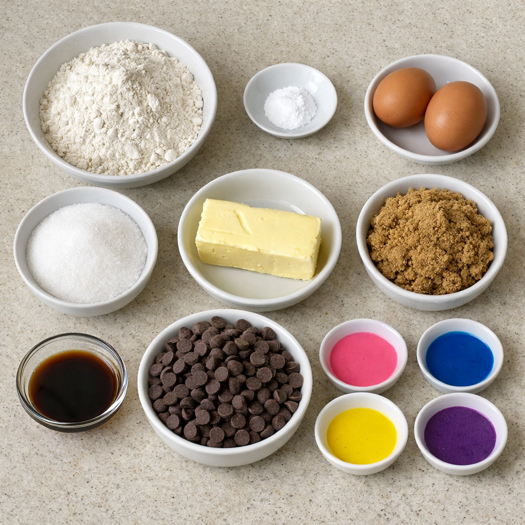 Easter Chocolate Chip Cookies