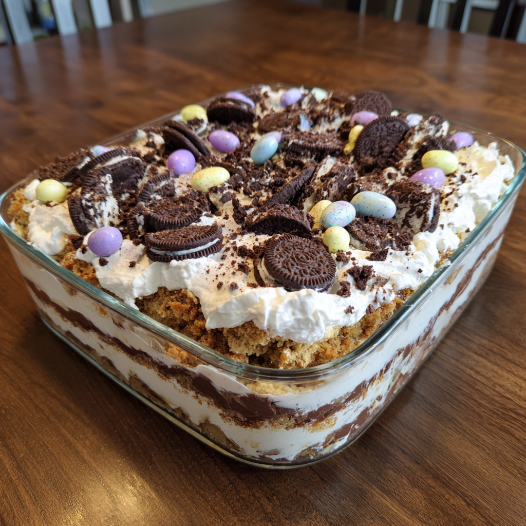 Easter Dirt Cake Casserole
