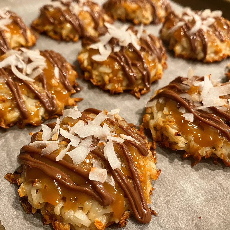 Easy No-Bake Samoa Cookies