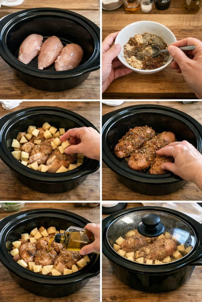 Garlic Parmesan Chicken and Potatoes