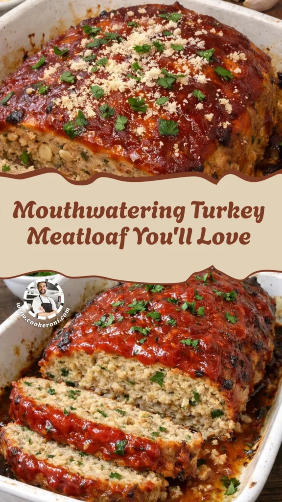 Garlic Parmesan Turkey Meatloaf