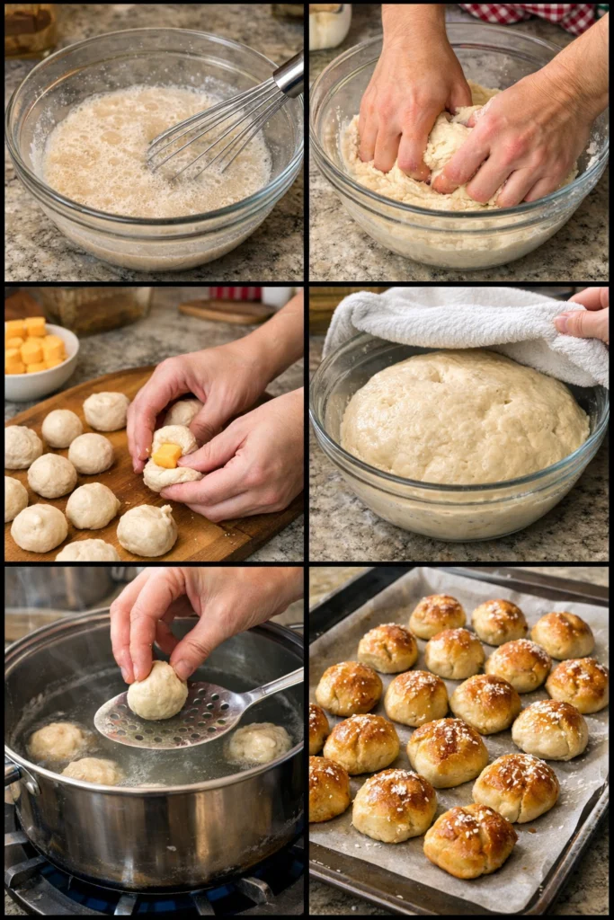 Gooey Cheesy Pretzel Bites