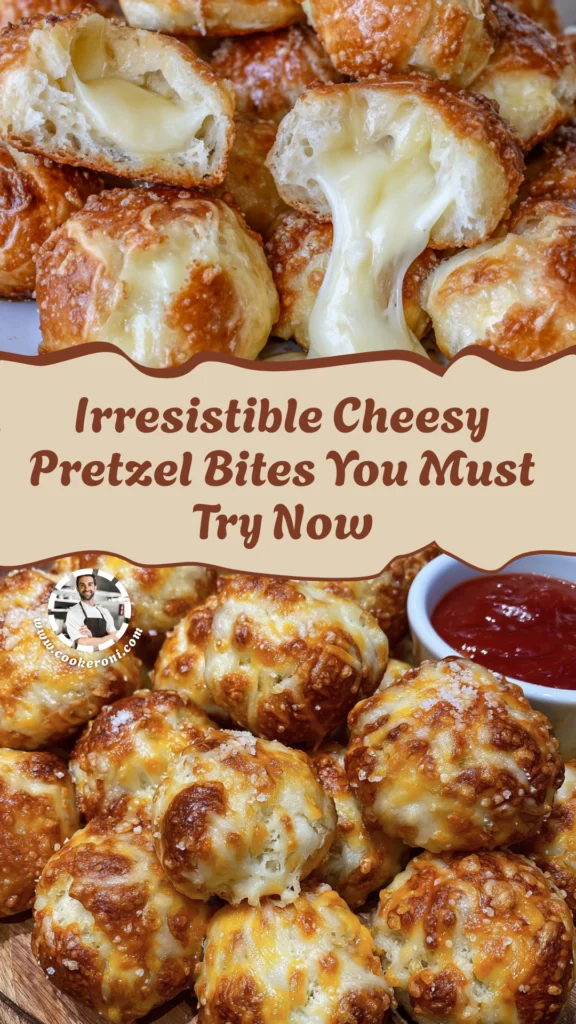 Gooey Cheesy Pretzel Bites