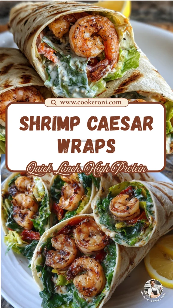 Grilled Shrimp Caesar Wraps