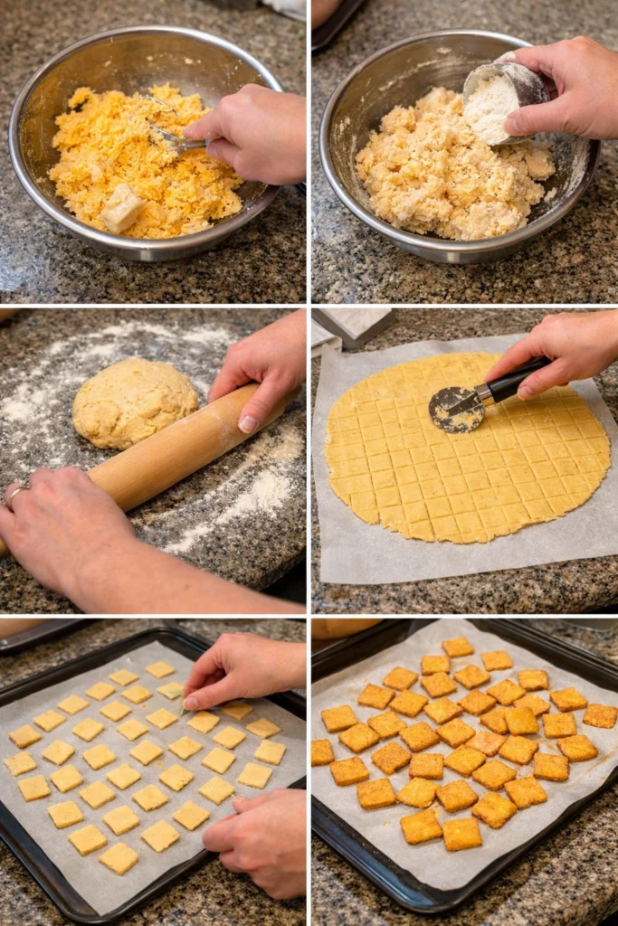 Homemade Cheez-Its