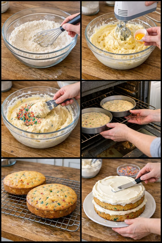 Homemade Funfetti Cake