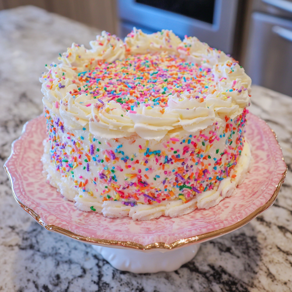 Homemade Funfetti Cake