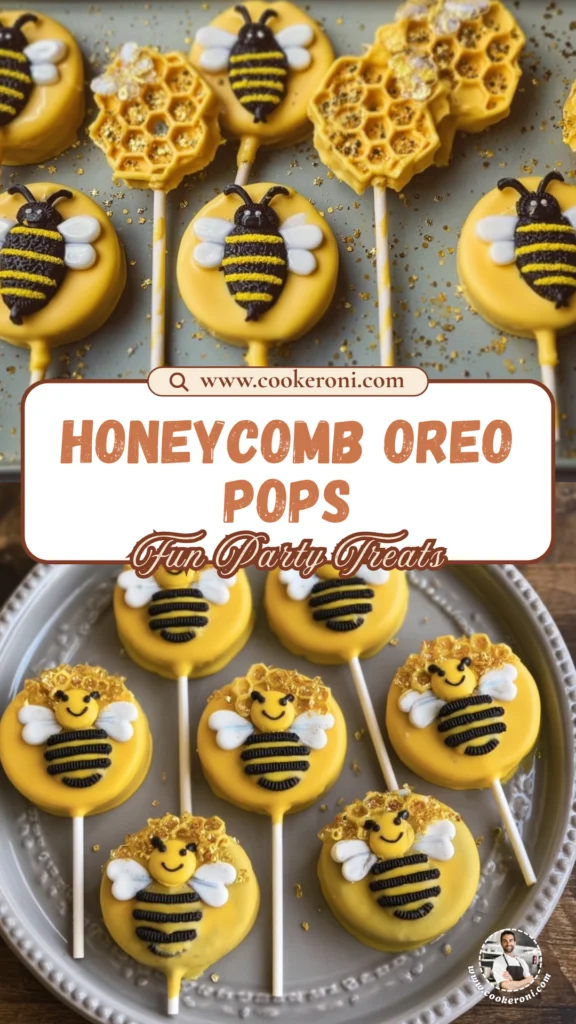 Honeycomb Oreo Pops