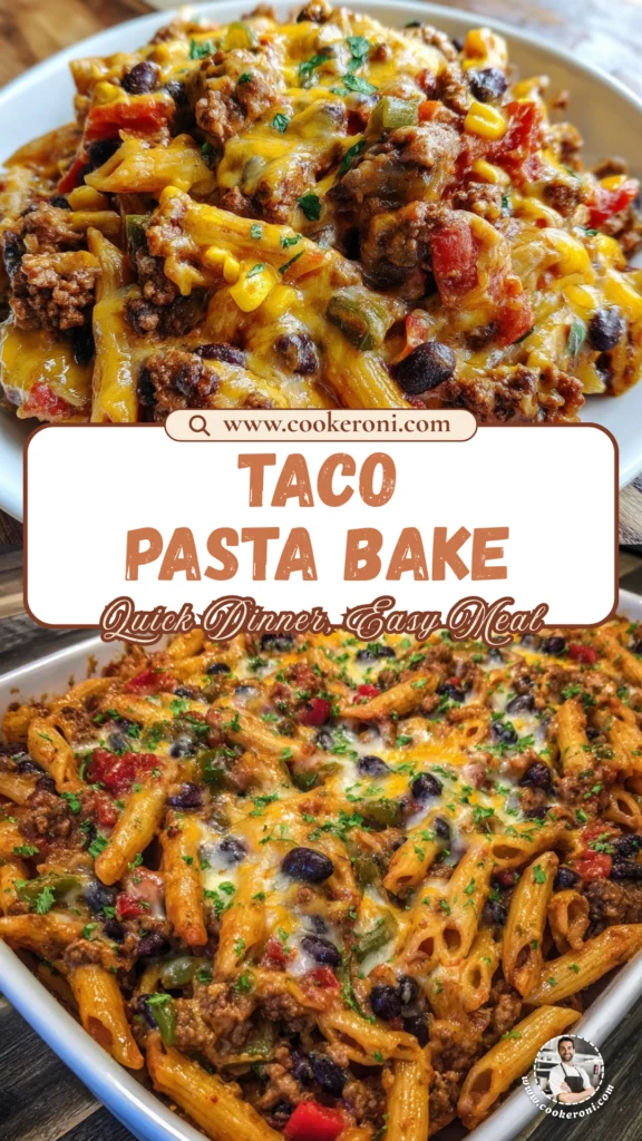 Loaded Taco Pasta Bake