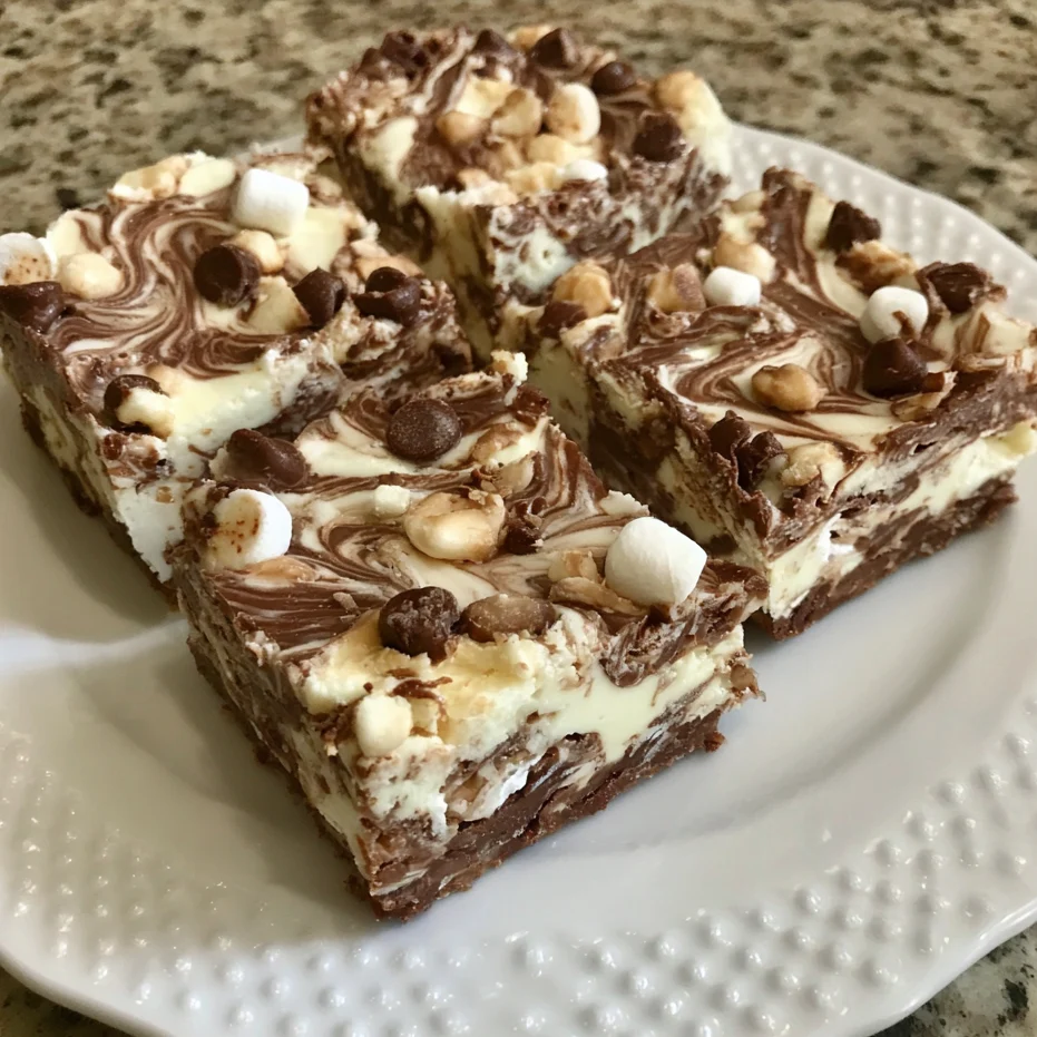 Marshmallow Swirl Fudge