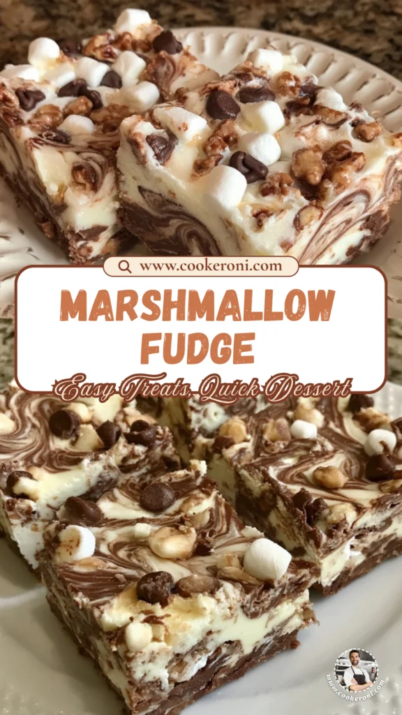 Marshmallow Swirl Fudge