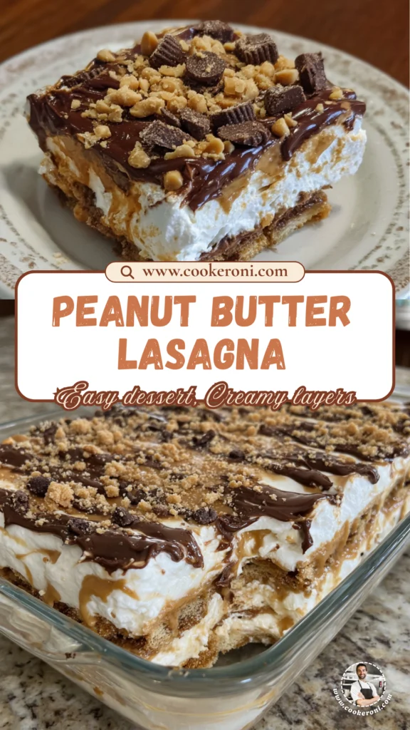 No-Bake Peanut Butter Lasagna