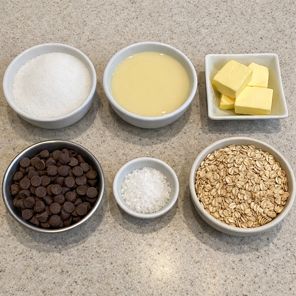 No-Bake Salted Caramel Cookies