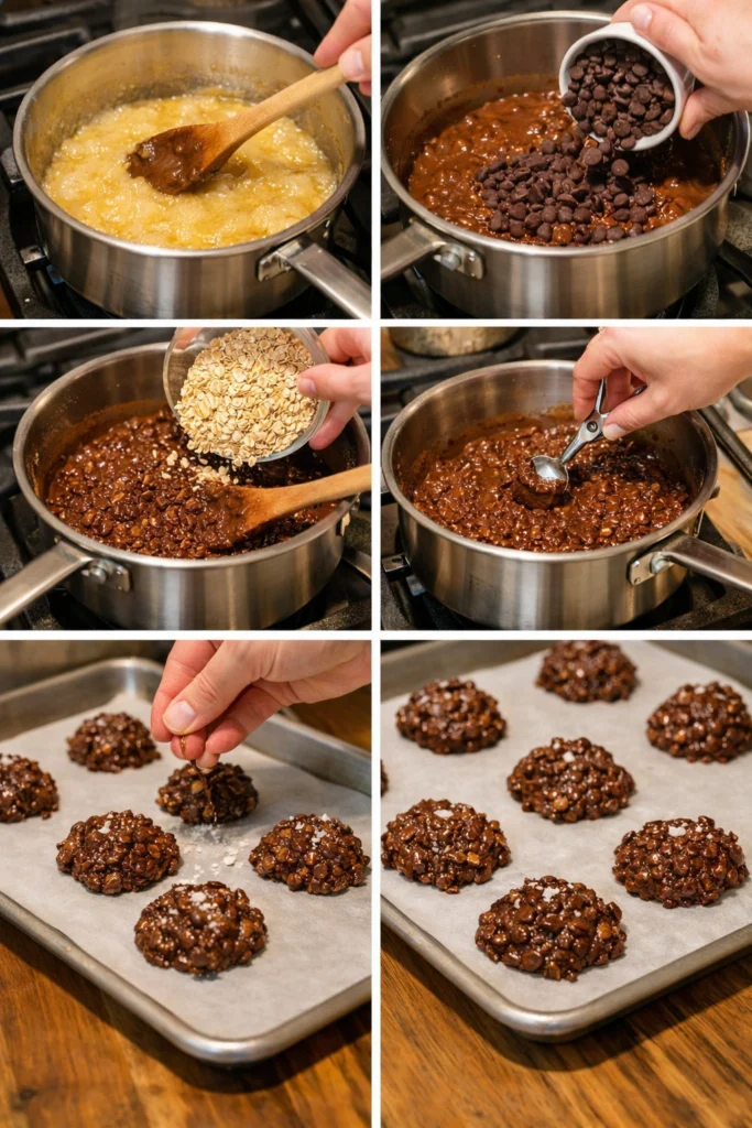 No-Bake Salted Caramel Cookies