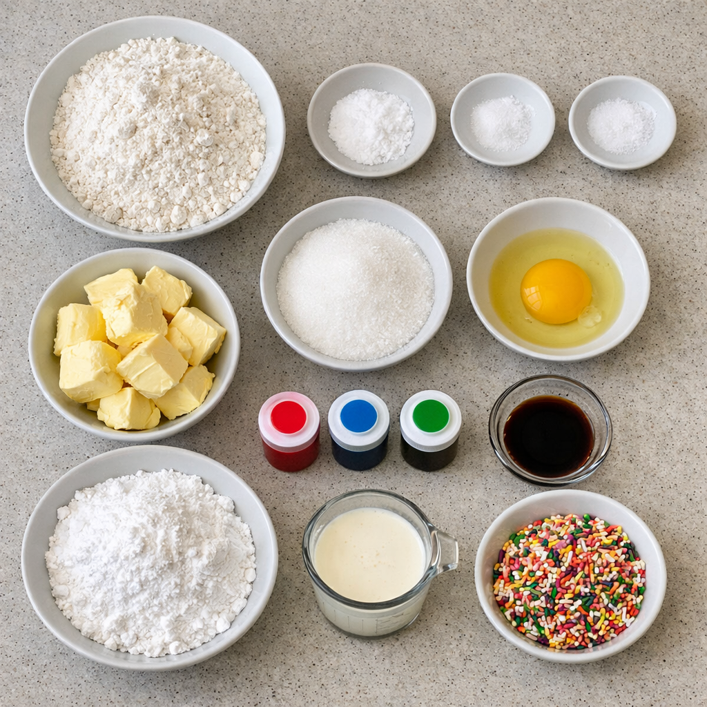 Pastel Sugar Cookie Sandwiches