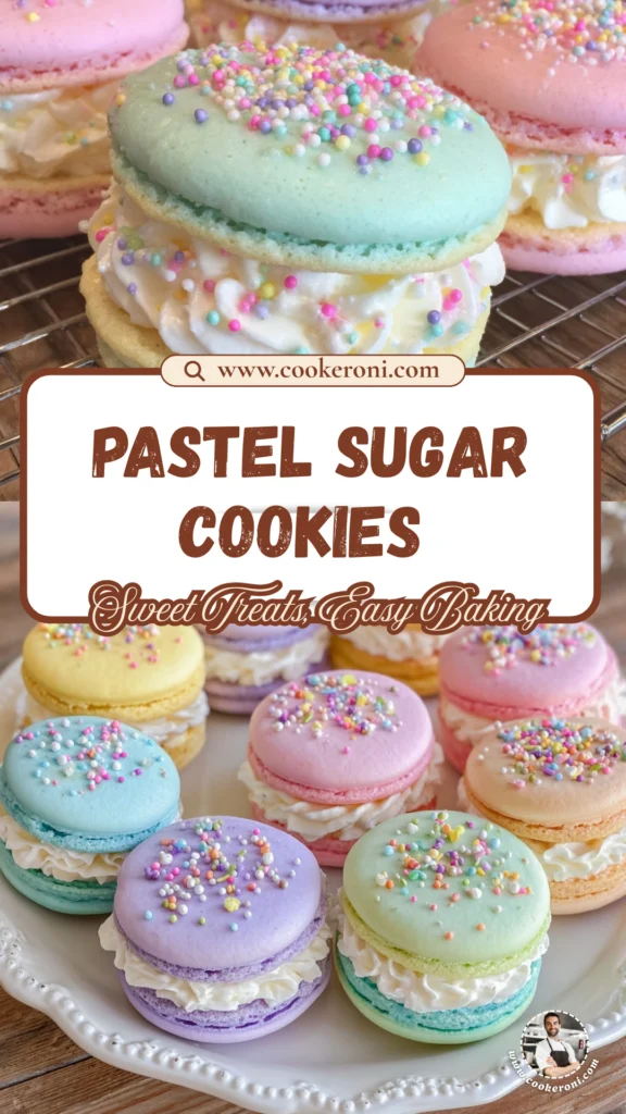 Pastel Sugar Cookie Sandwiches