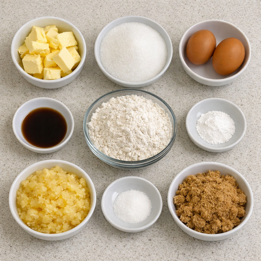 Pineapple Upside Down Sugar Cookies
