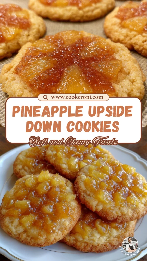 Pineapple Upside Down Sugar Cookies
