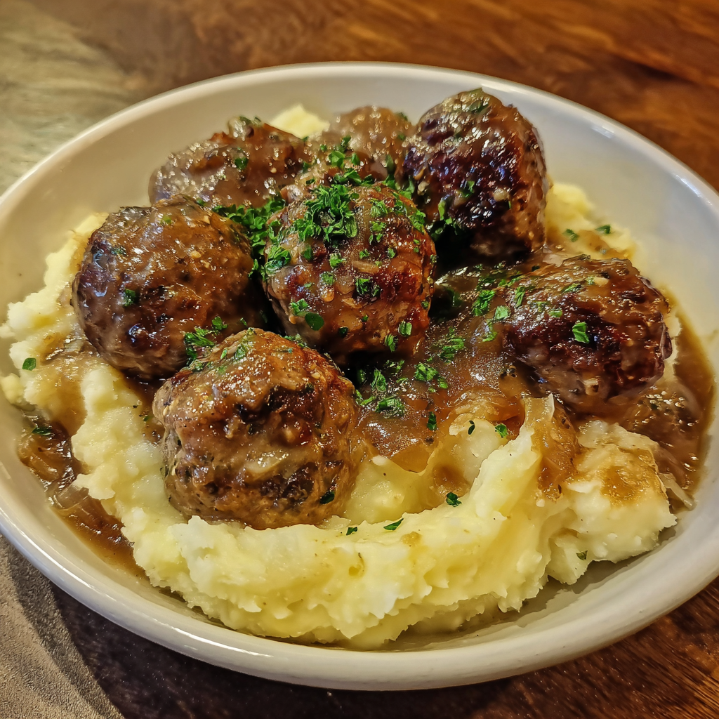 Salisbury Steak Meatballs
