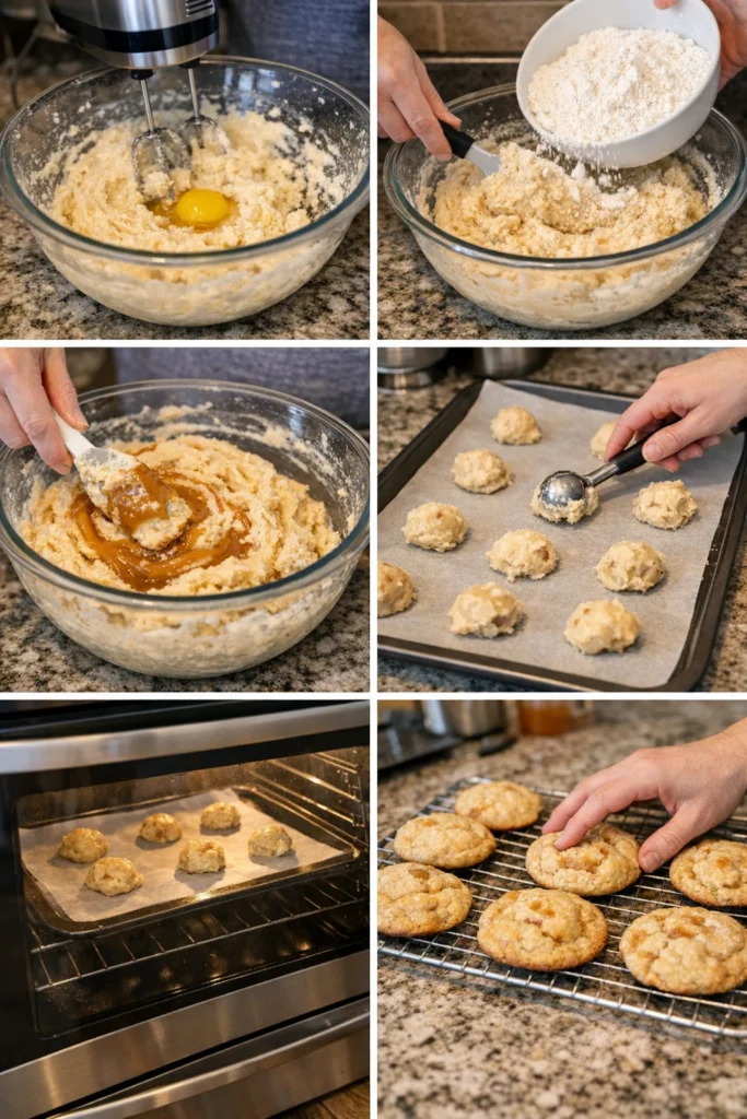 Salted Caramel Cheesecake Cookies