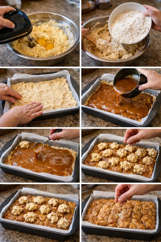 Salted Caramel Cookie Bars