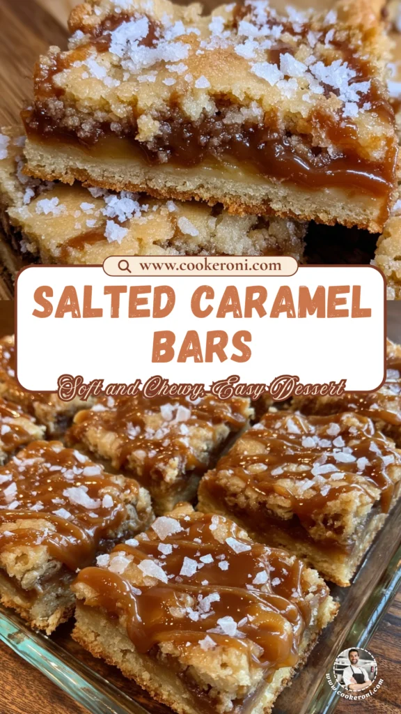 Salted Caramel Cookie Bars