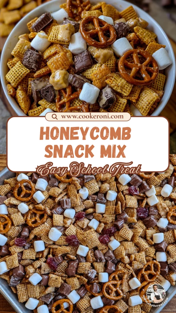 School Honeycomb Snack Mix