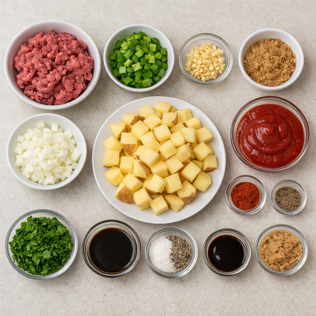 Sloppy Joe Potato Skillet