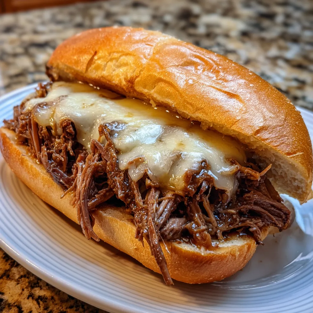 French dip sandwich with au jus