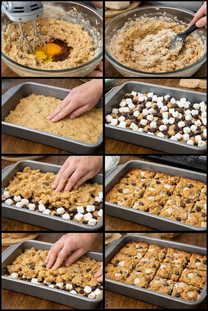 S'mores Cookie Bars