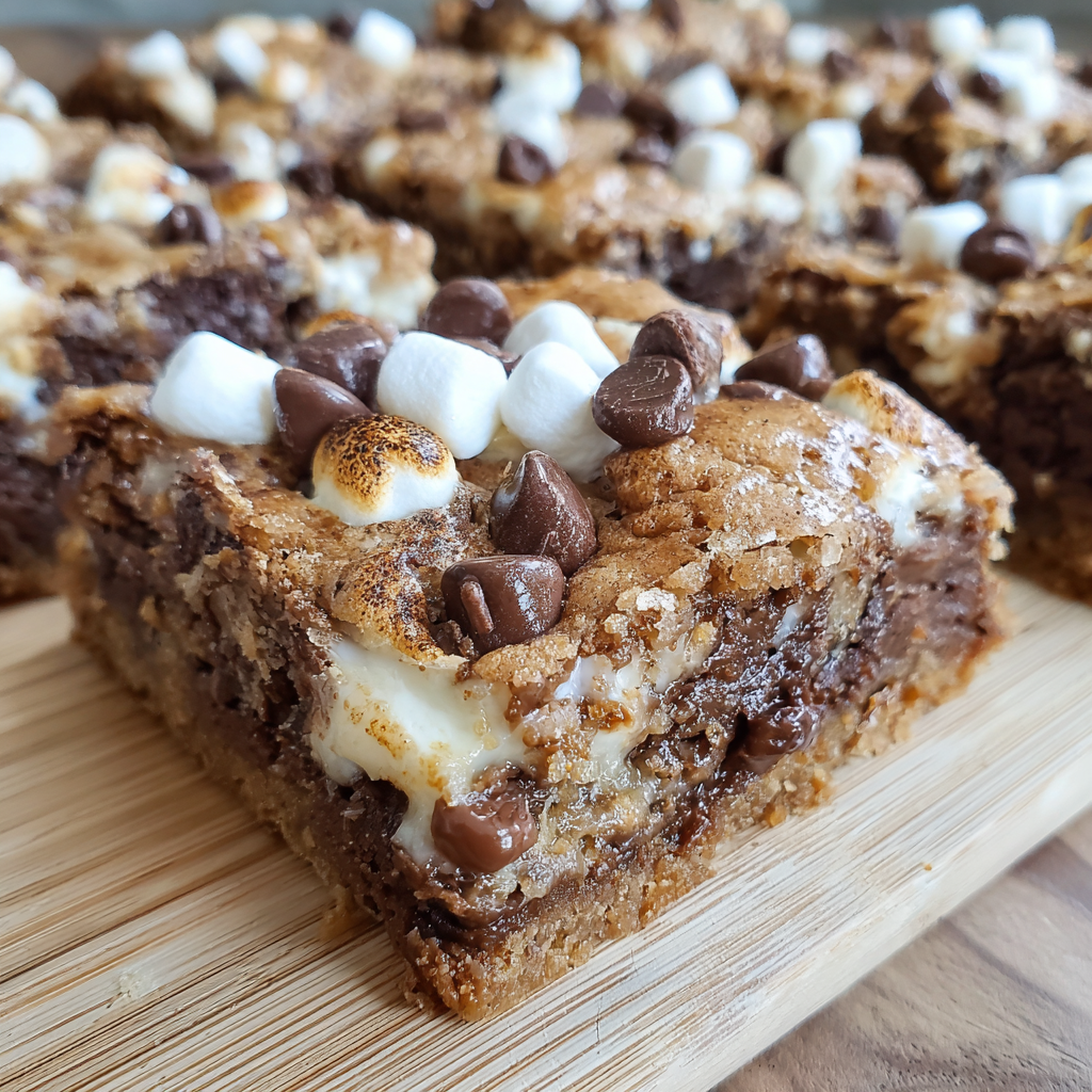 S'mores Cookie Bars