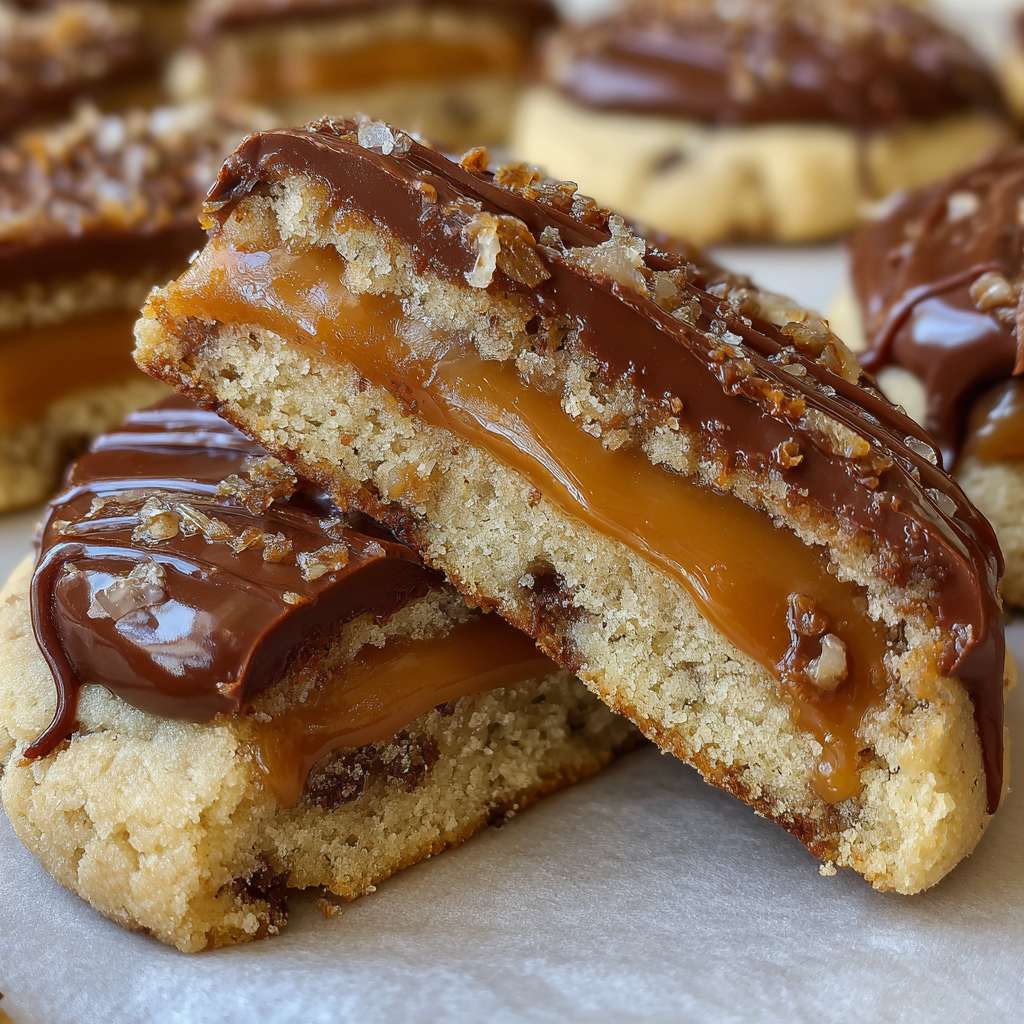 Soft and Chewy Twix Cookies