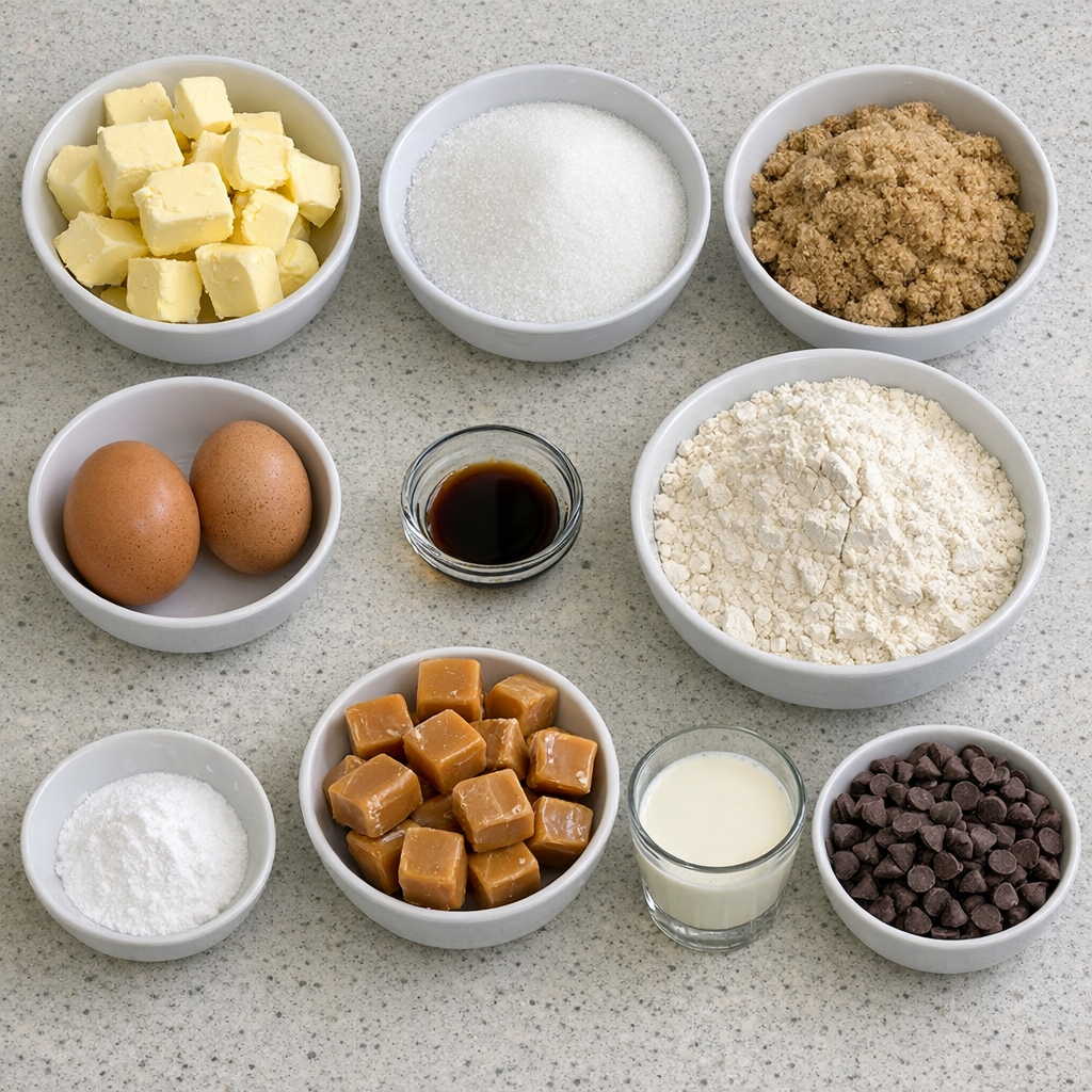 Soft and Chewy Twix Cookies