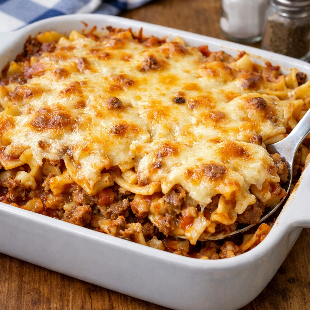 Sour Cream Beef Noodle Casserole