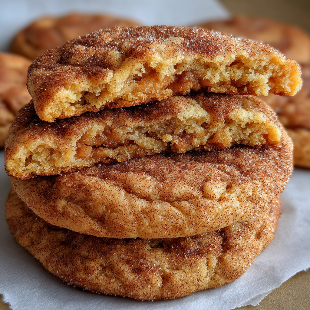 Spiced Apple Cinnamon Snickerdoodle Cookies