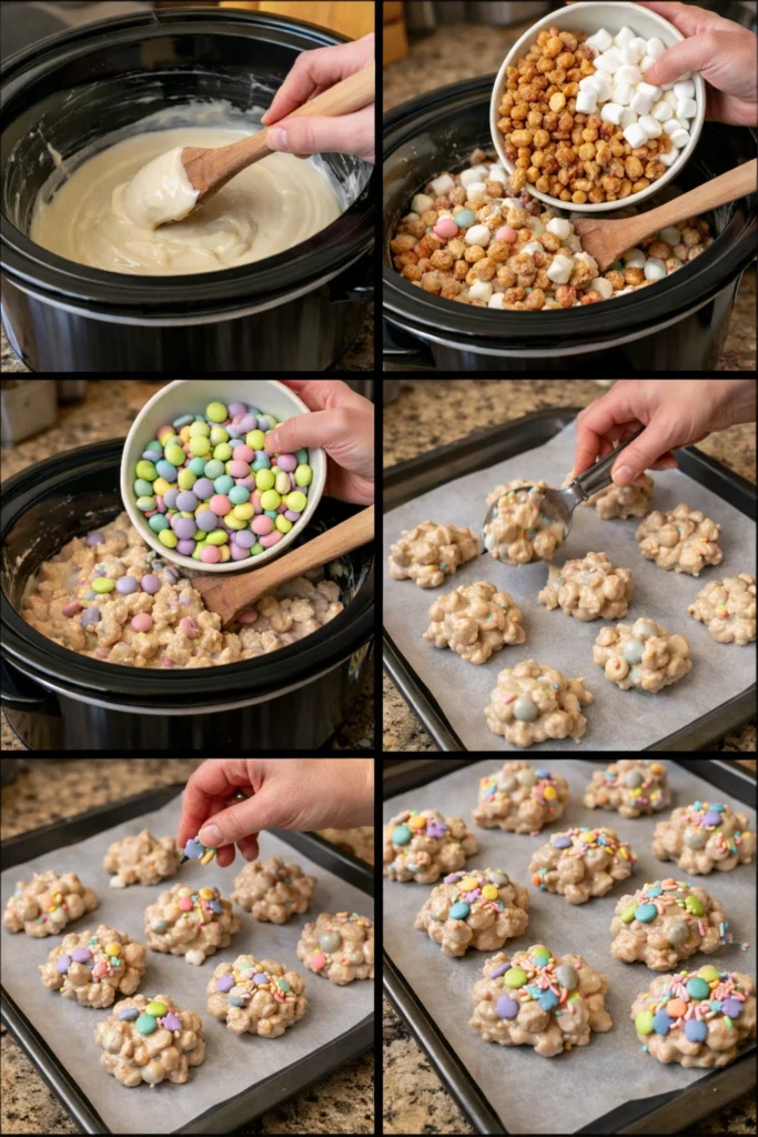 Spring Crockpot Candy