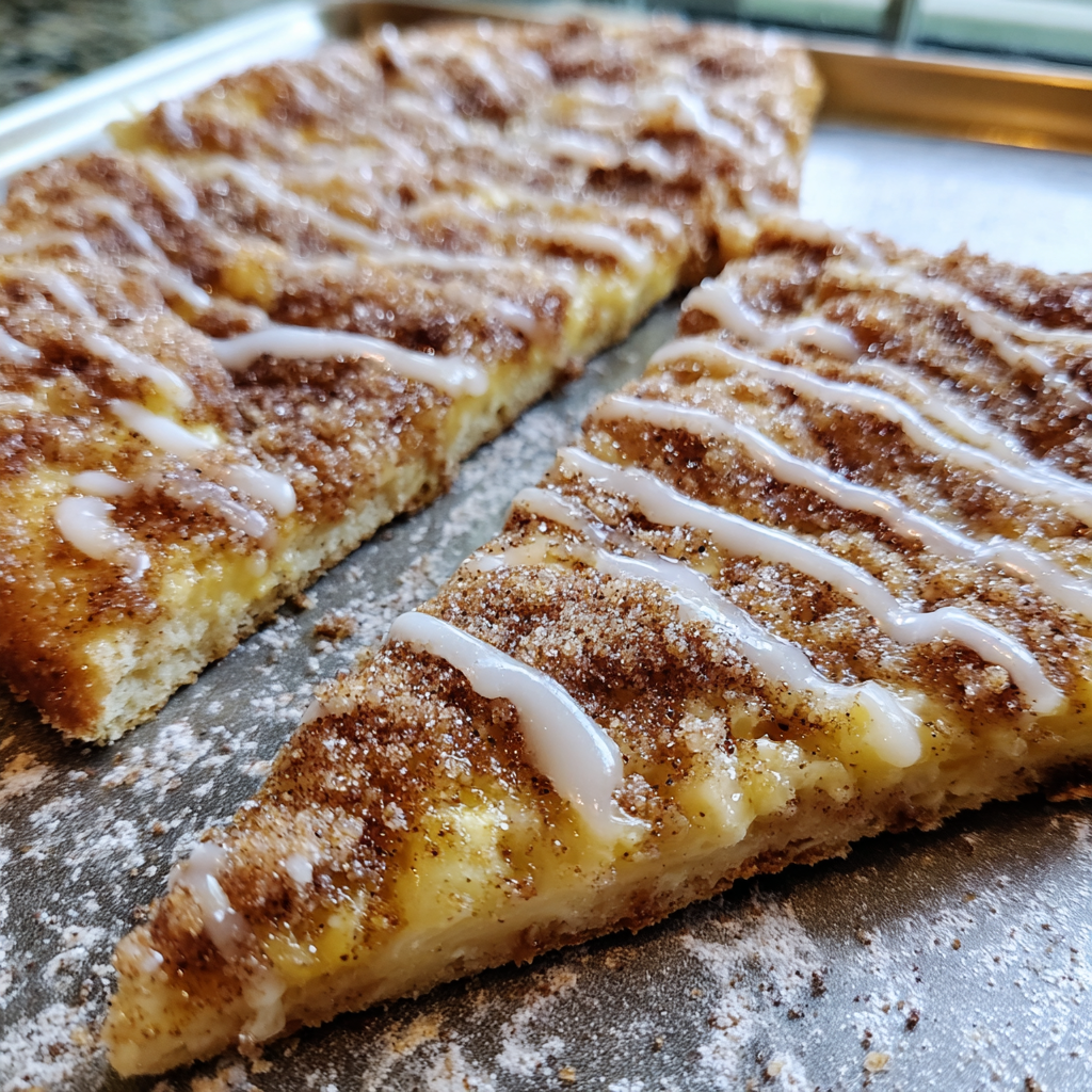 Sweet and Crunchy Cinnamon-Sugar Pizza
