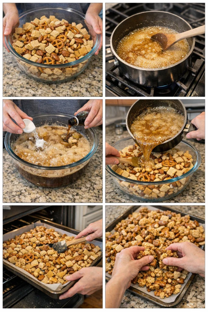 Sweet and Salty Honey-Comb Crunch