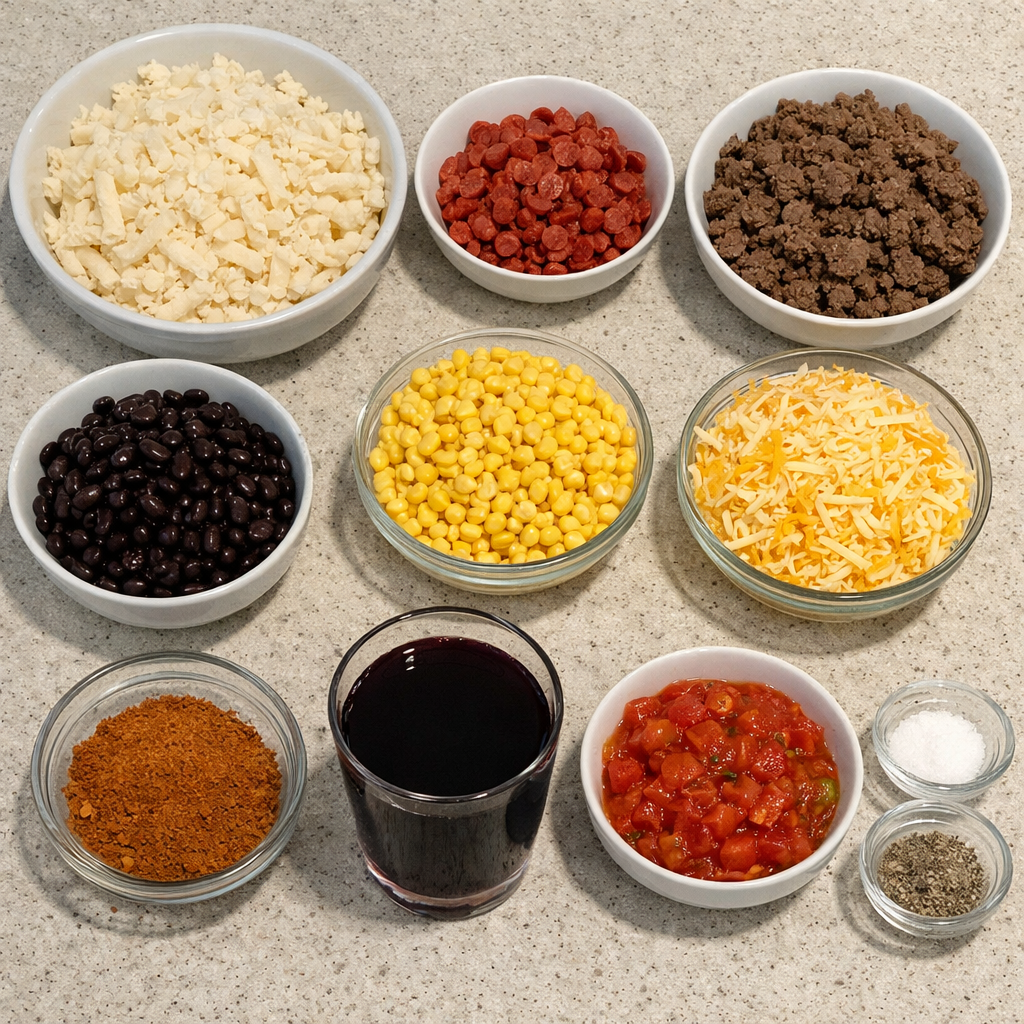 Taco Crock Pot Hashbrown Casserole