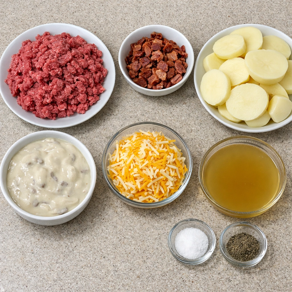 Turkey Bacon Potato Casserole