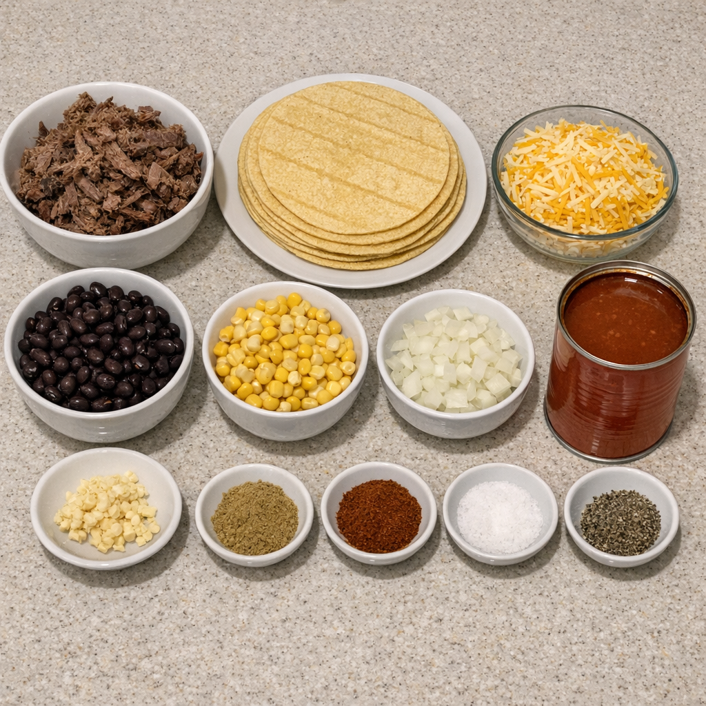 Beef Enchilada Casserole